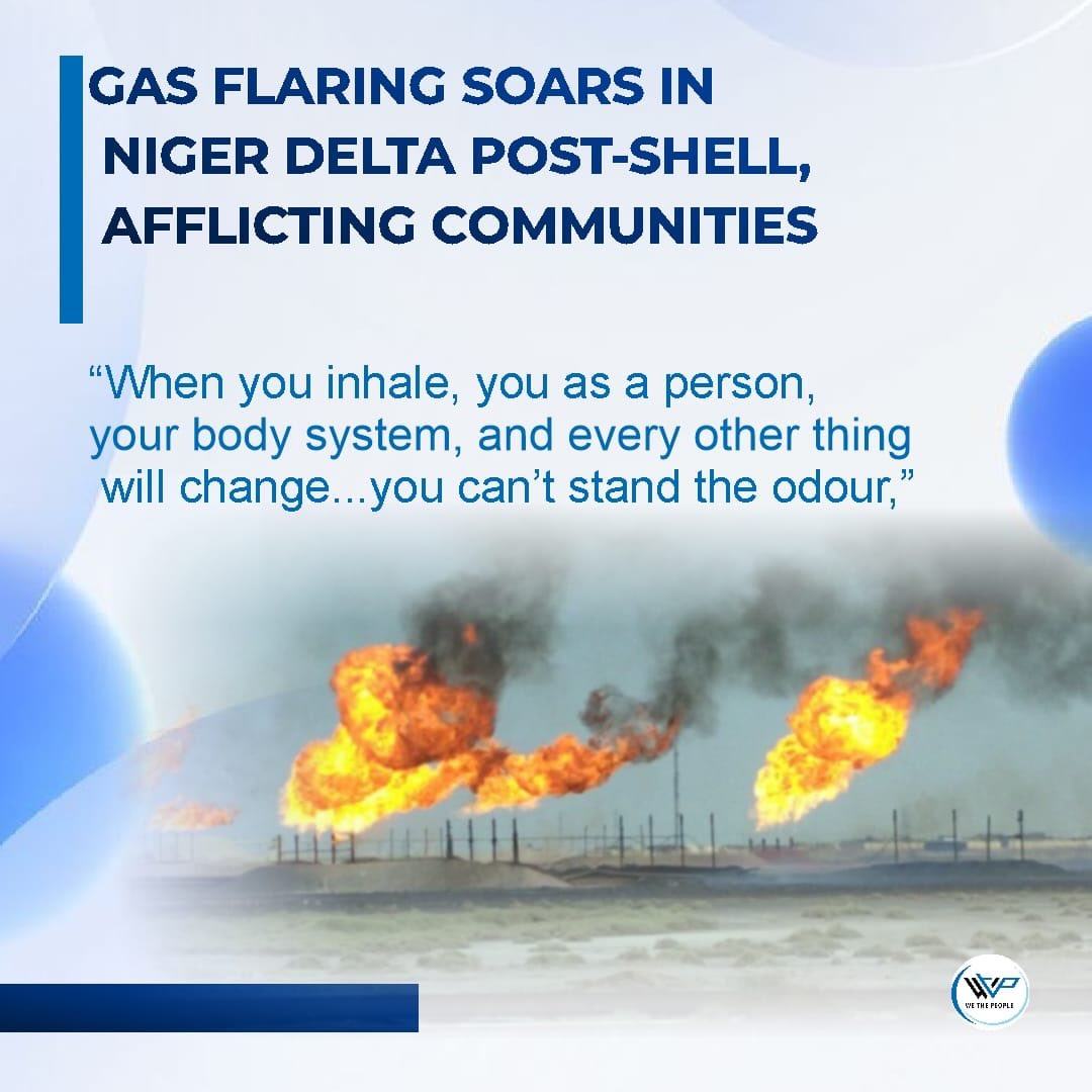 gas flaring soars in niger delta